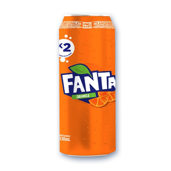 Fanta Orange PNG Tall 330ml