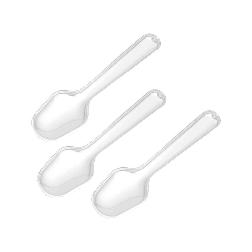 95mm Ice Cream Spoon Clear