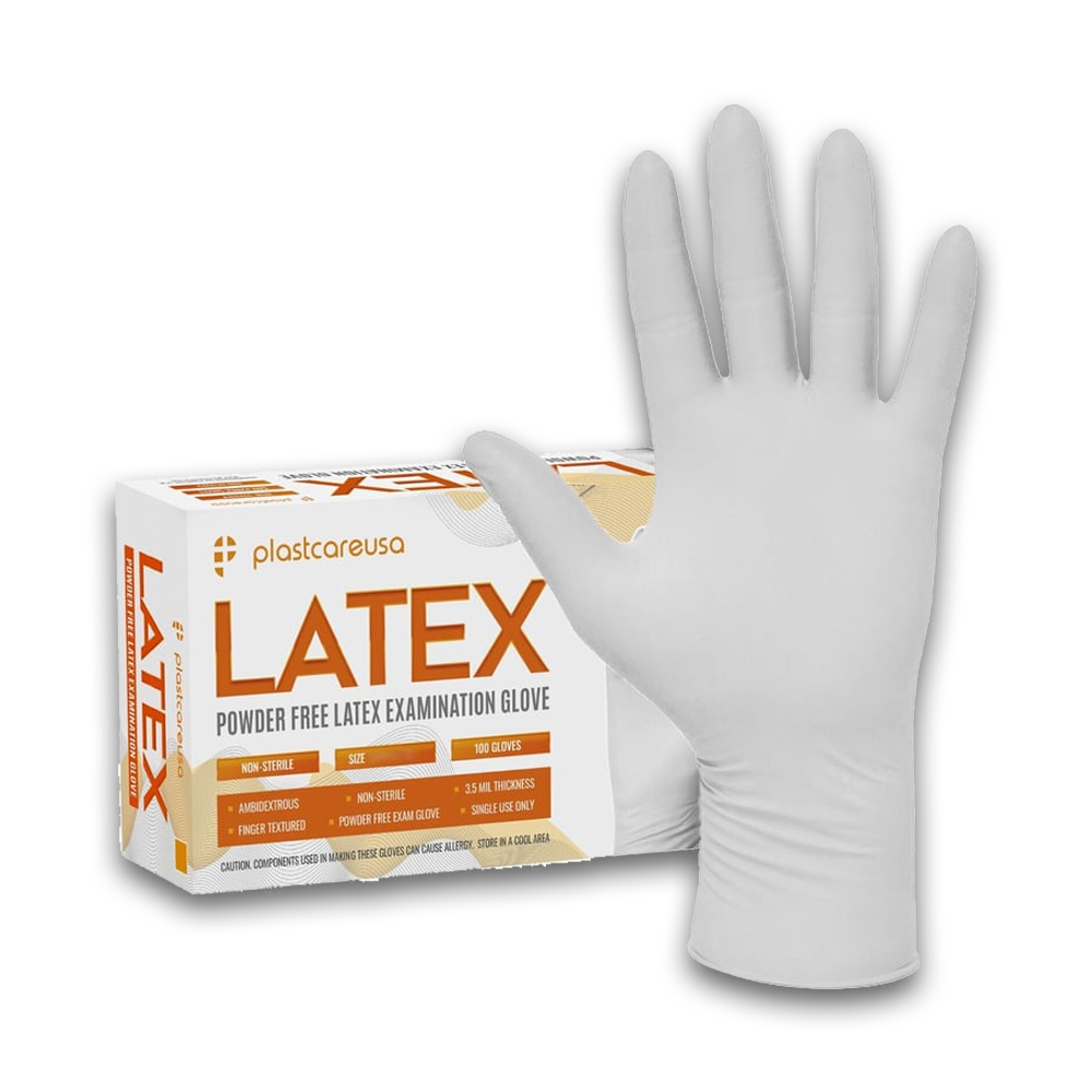 Disposable Latex Gloves White Powder Free