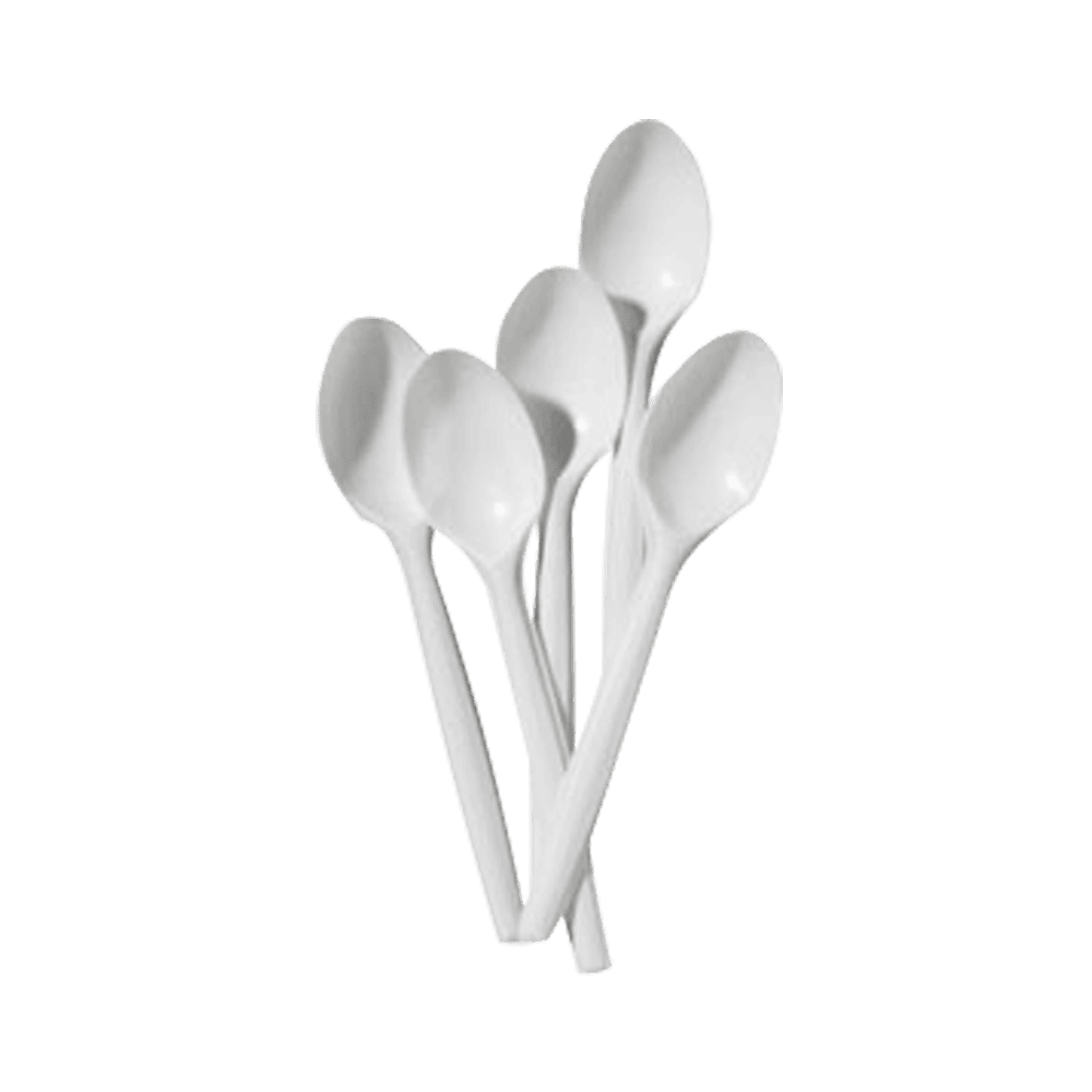 TAGE Brand 6-5 Plastic Spoon White